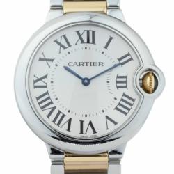 Cartier Ballon Bleu 36MM W69008Z3 Two Tone Watch